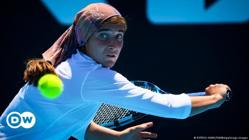  Iran's Mishkat Al-Zahra makes tennis history |  Sports |  DW

