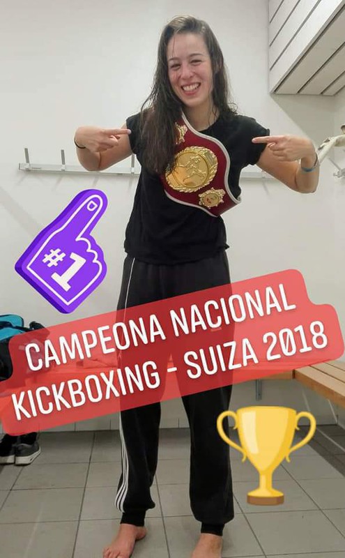 Angela Morey, the visible face of women’s kickboxing in Switzerland