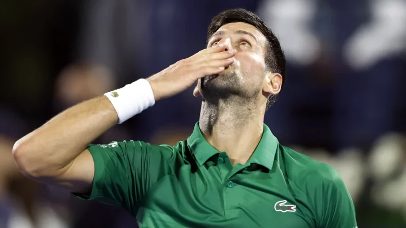 Deported from Australia, Djokovic added his second straight win in Dubai: he defeated Khachanov in straight sets.

