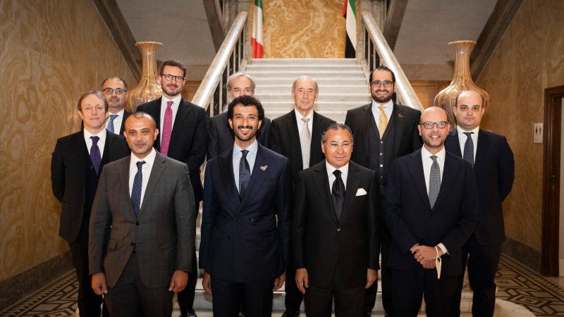 San Donato Group leaders meet UAE Minister of Economy

