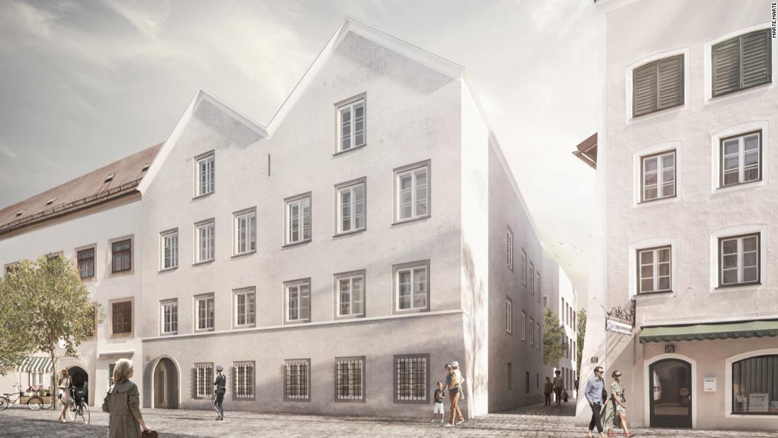 Austrian architects turned Hitler's birthplace into a police station

