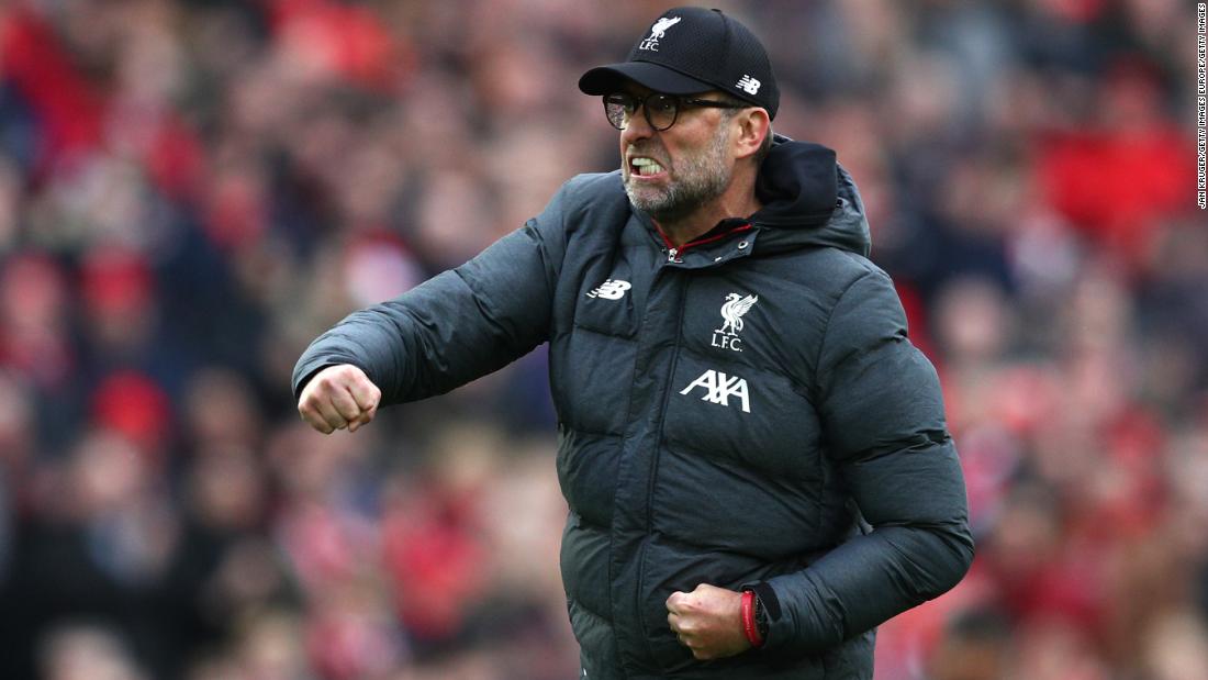 Liverpool boss Jurgen Klopp is looking at potential points after winning the Premier League title