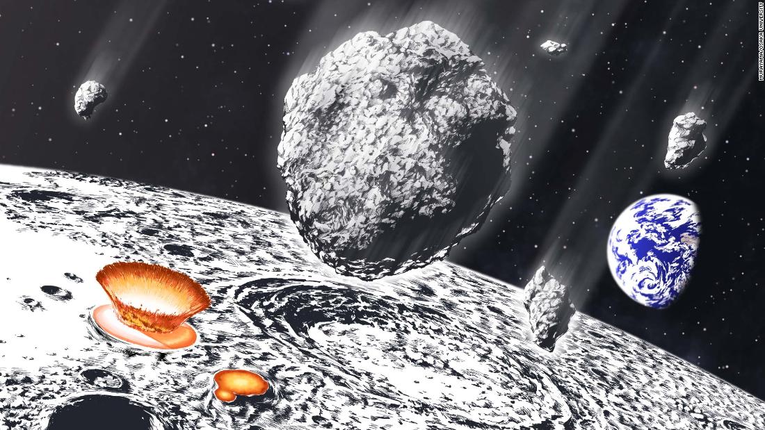 A significant asteroid shower hit Earth and the moon 800 million years ago, research says