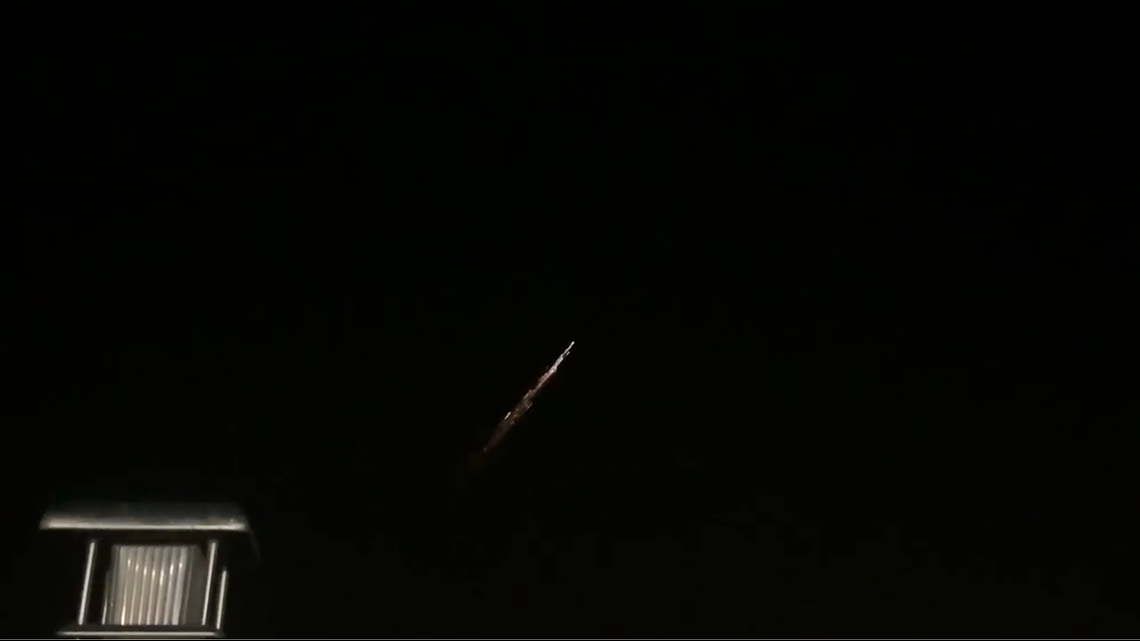 Not a meteor, but a Russian rocket re-entering Earth's atmosphere streaks across the West Texas skies