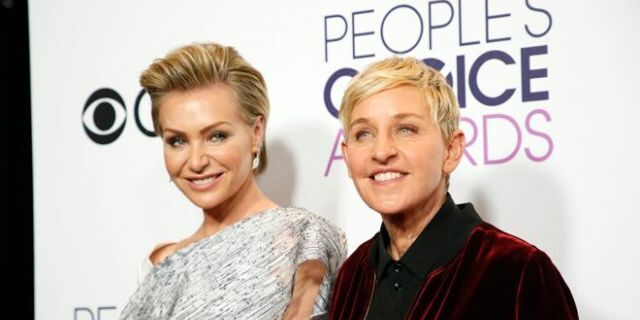 Ellen DeGeneres and Portia de Rossi.