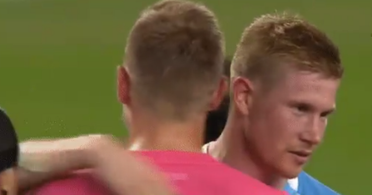 Man City fans notice what Toni Kroos did to Kevin De Bruyne after win vs Real Madrid