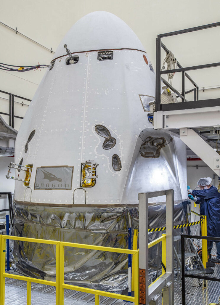 NASA.  SpaceX Crew 1 Crew Dragon Capsule 