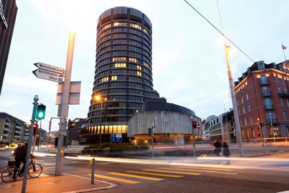 Datei Bild.  Sitz der Bank für Internationalen Zahlungsausgleich (BIZ), Basel, Schweiz.  5. Dezember 2013. Reuters / Arend Wegmann