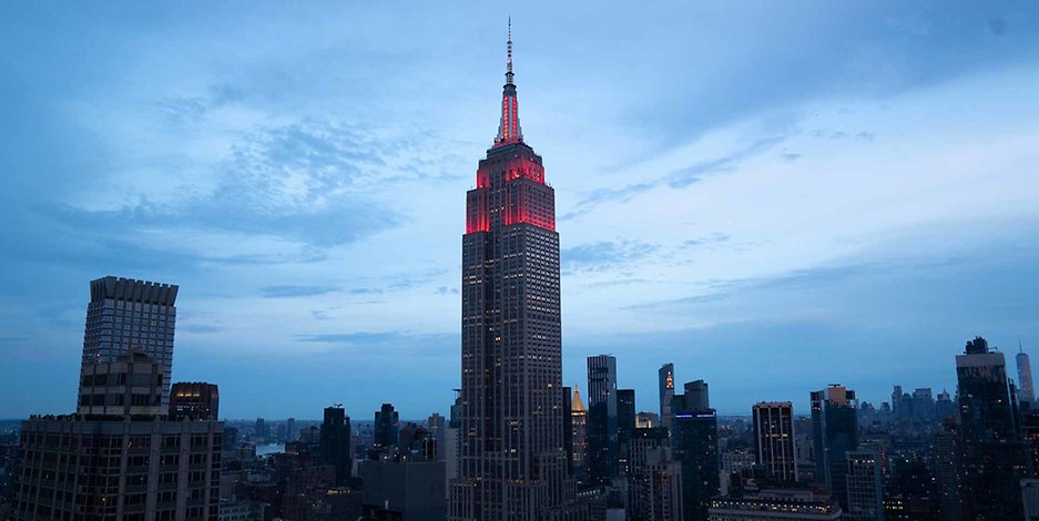 FC Bayern Munich: The Empire State Building shines in Bayern red