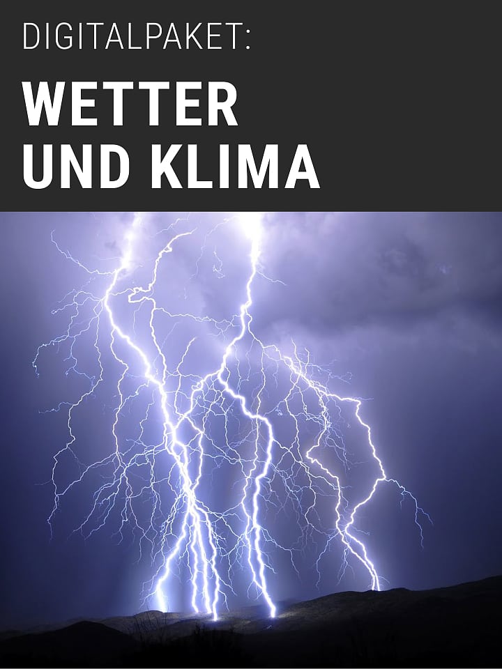 Heftcover Spektrum.de digital package: weather and climate