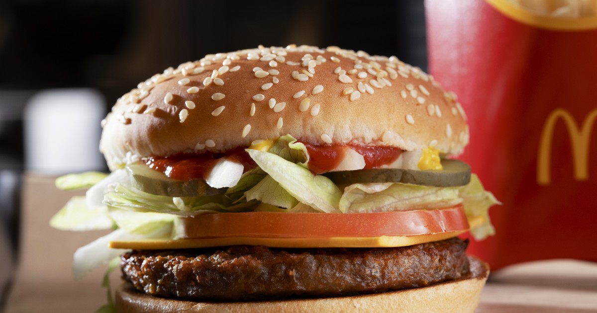 McDonald’s launches vegan burgers in the UK and Ireland