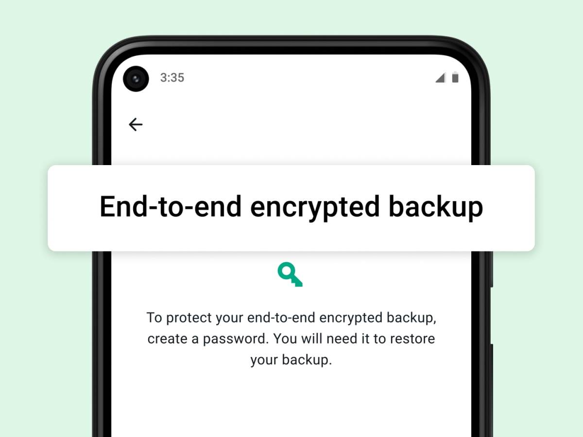 WhatsApp update brings end-to-end backup data encryption |  Technique