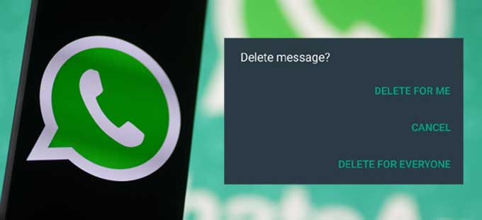 The new WhatsApp feature.. Delete the message.. The time limit is changing..!