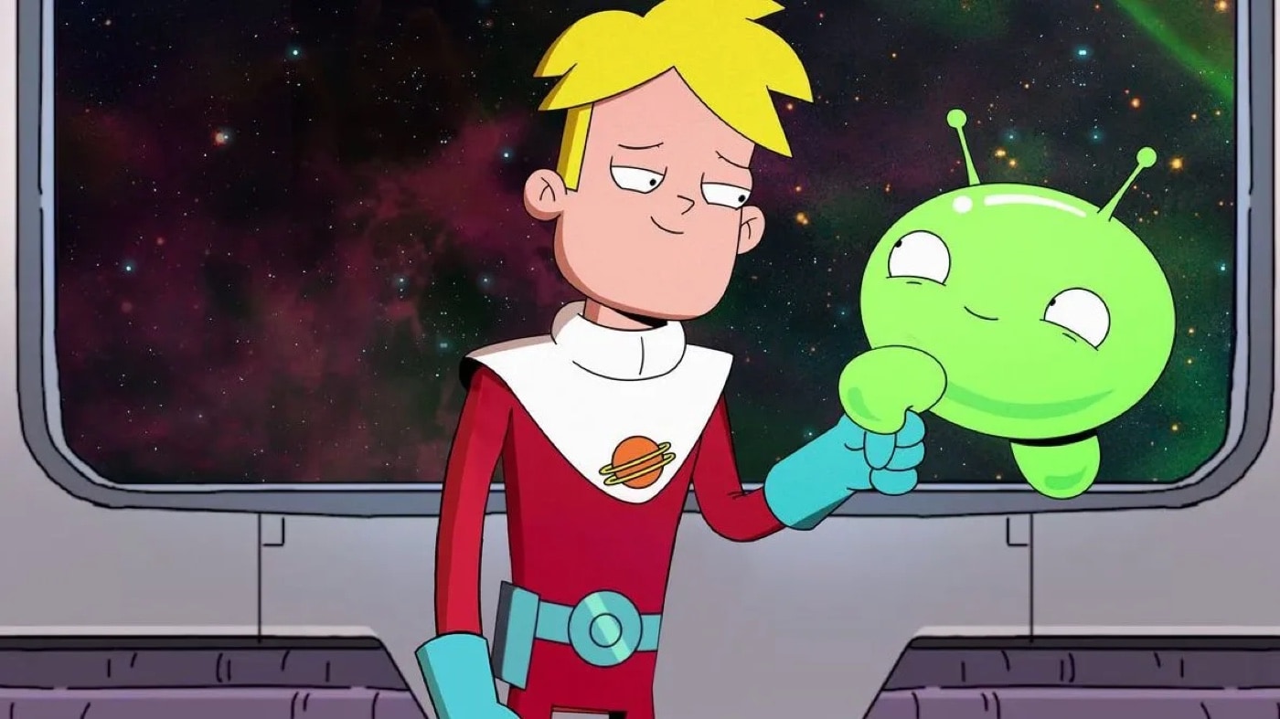 “Final Space”, a science fiction animated series.  Must see on Netflix