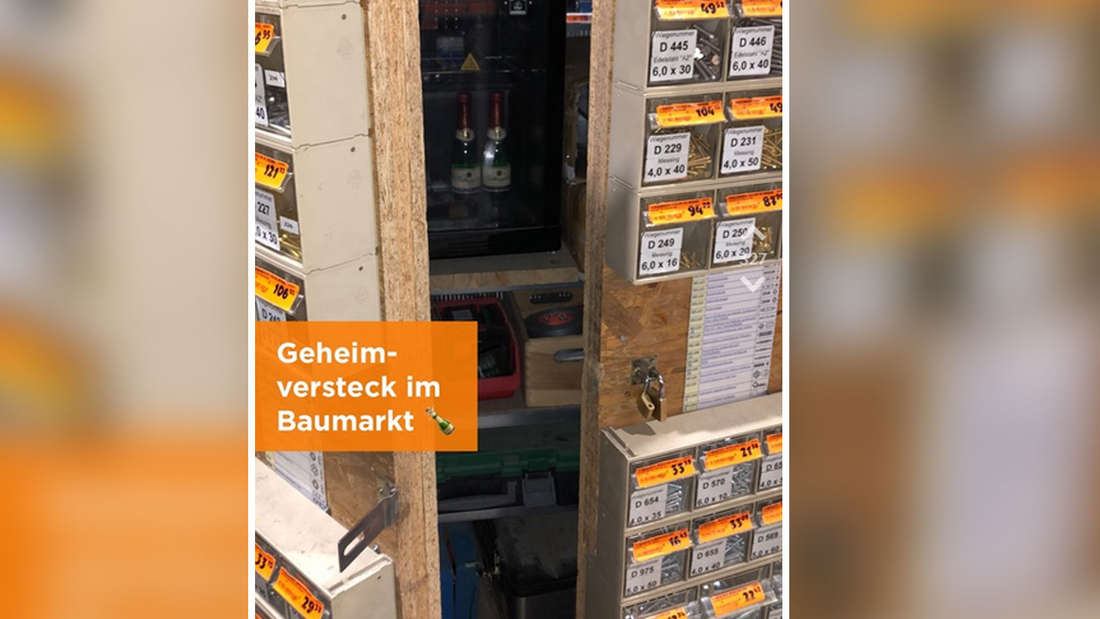 Munich: A DIY shop customer discovers a secret room