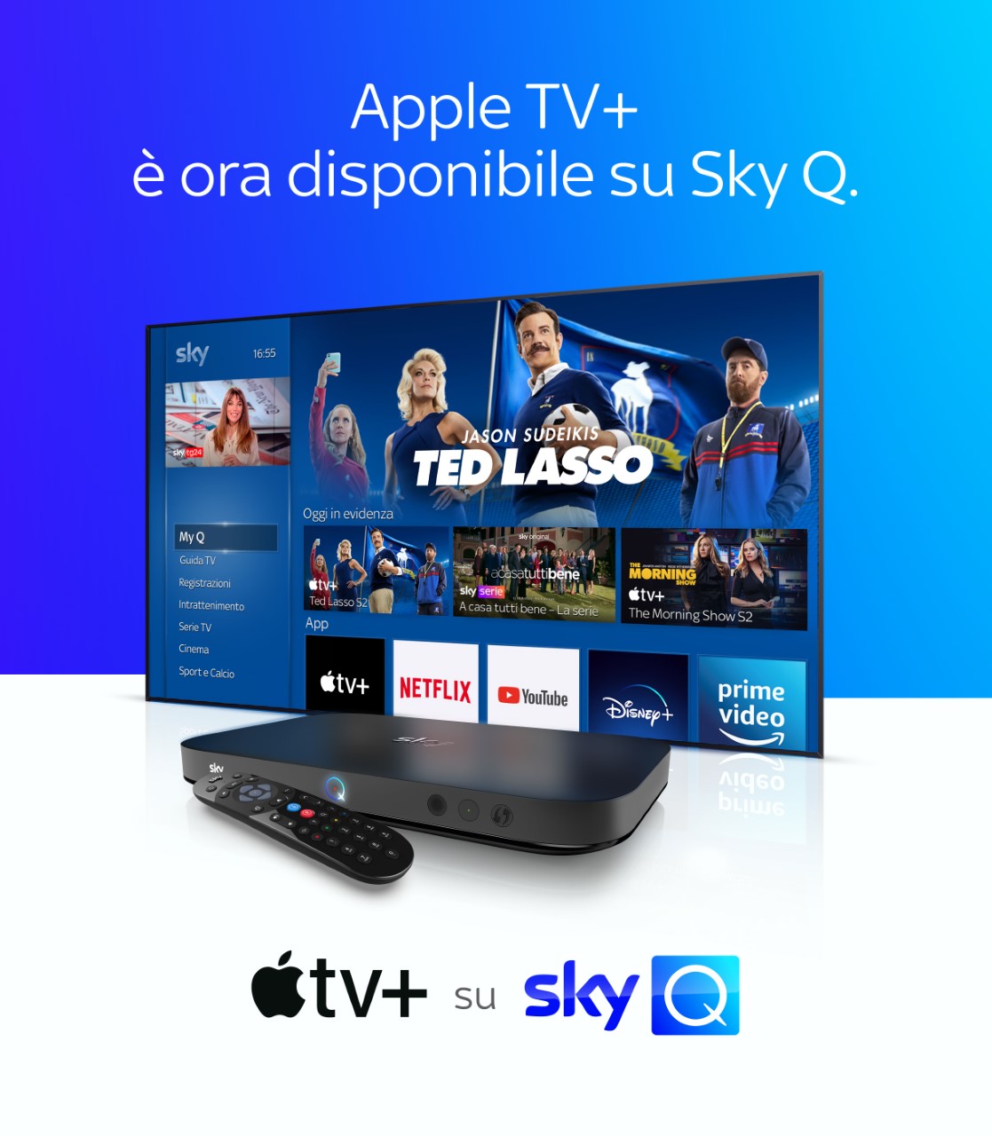 Apple TV + arrives in Sky Q also in Italy: just in time to bring your Christmas gift ideas