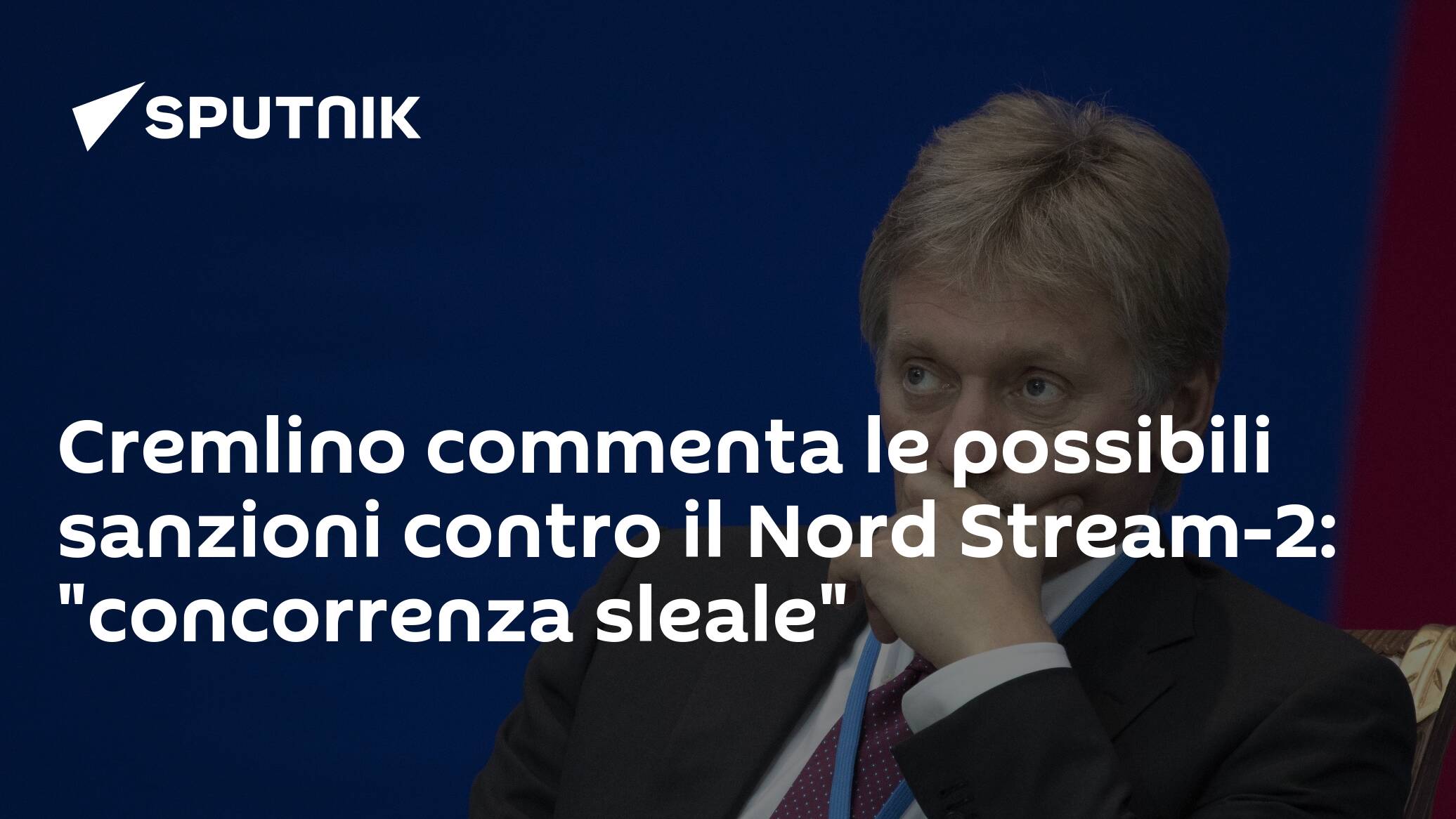 Cremlino commenta le possibili sanzioni contro il Nord Stream-2: “concorrenza sleale”