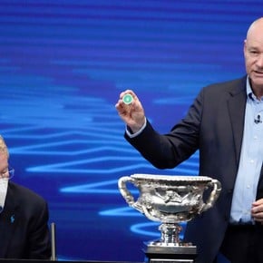 The Australian Open draw took place at home with Djokovic