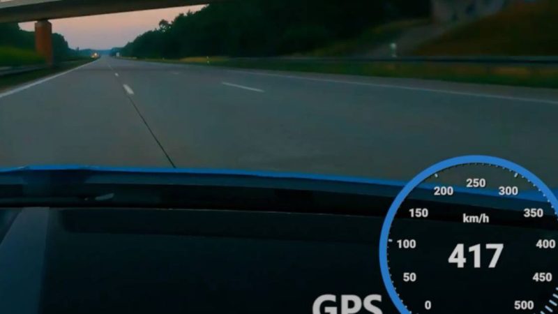   The Czech billionaire is racing at 417 km/h on the German highway |  abroad

